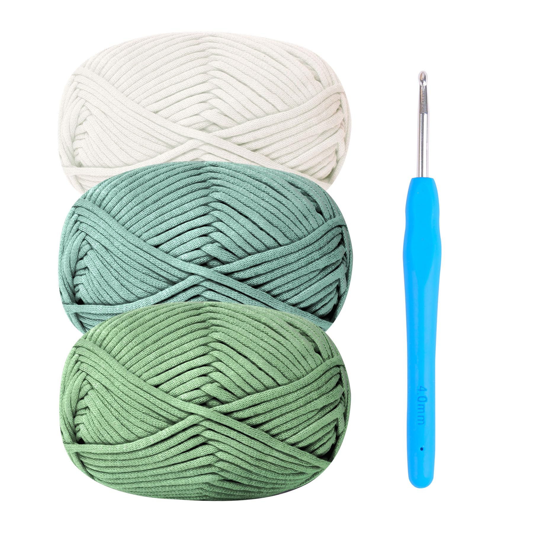  Baumwoll-Häkelgarn zum Häkeln 3x50g Salbeigrün
| Dickes Baumwoll-Nylon-Mischgarn für Häkeln 3x50g Salbeigrün
| Baumwoll